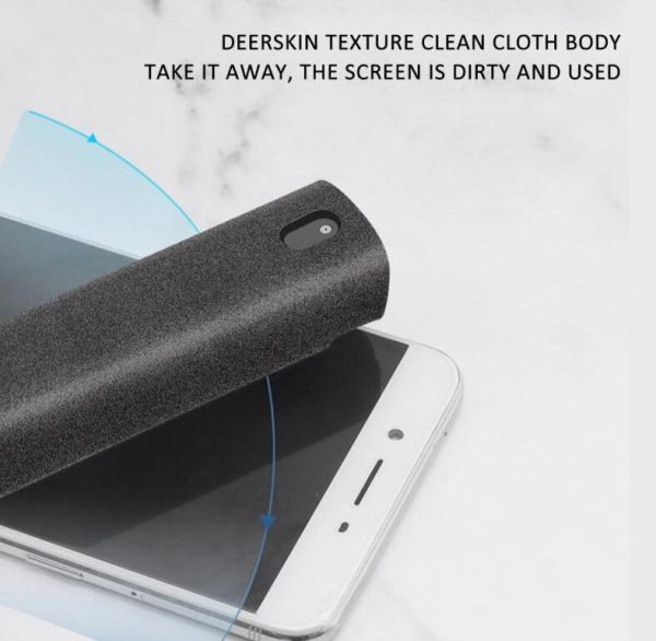 2 In 1 Phone Computer Screen Cleaner Kit For Screen Dust Removal Microfiber Cloth Set - Image 3